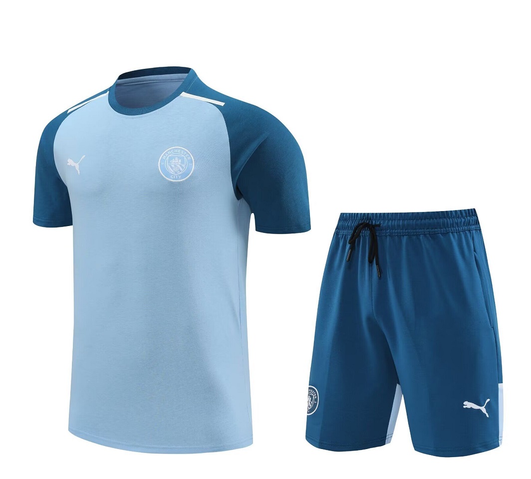 AAA Quality Manchester City 24/25 Blue Training Kit Jersey